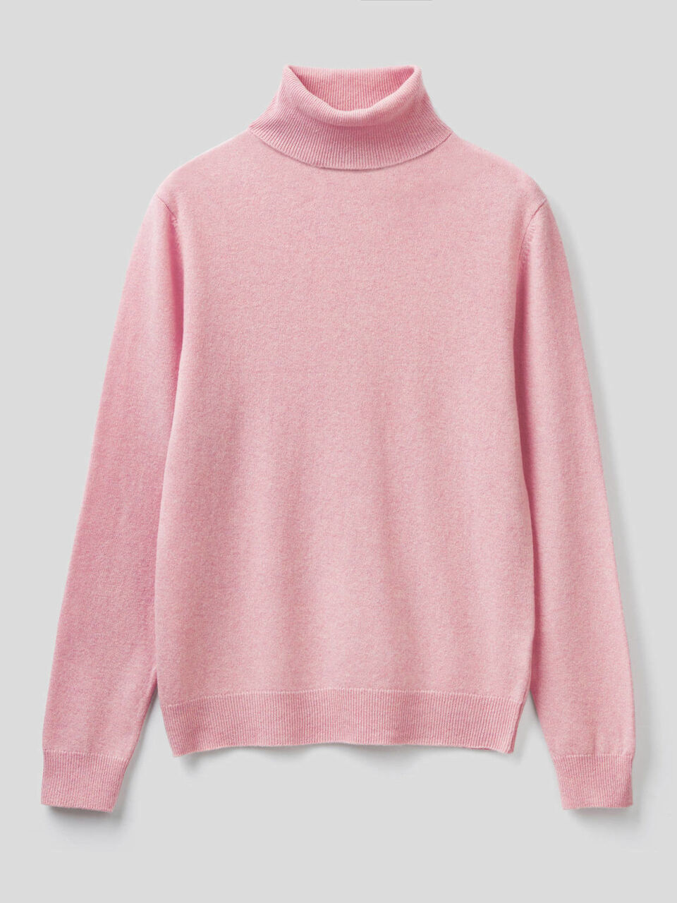 Turtleneck sweater in pure virgin wool image number null