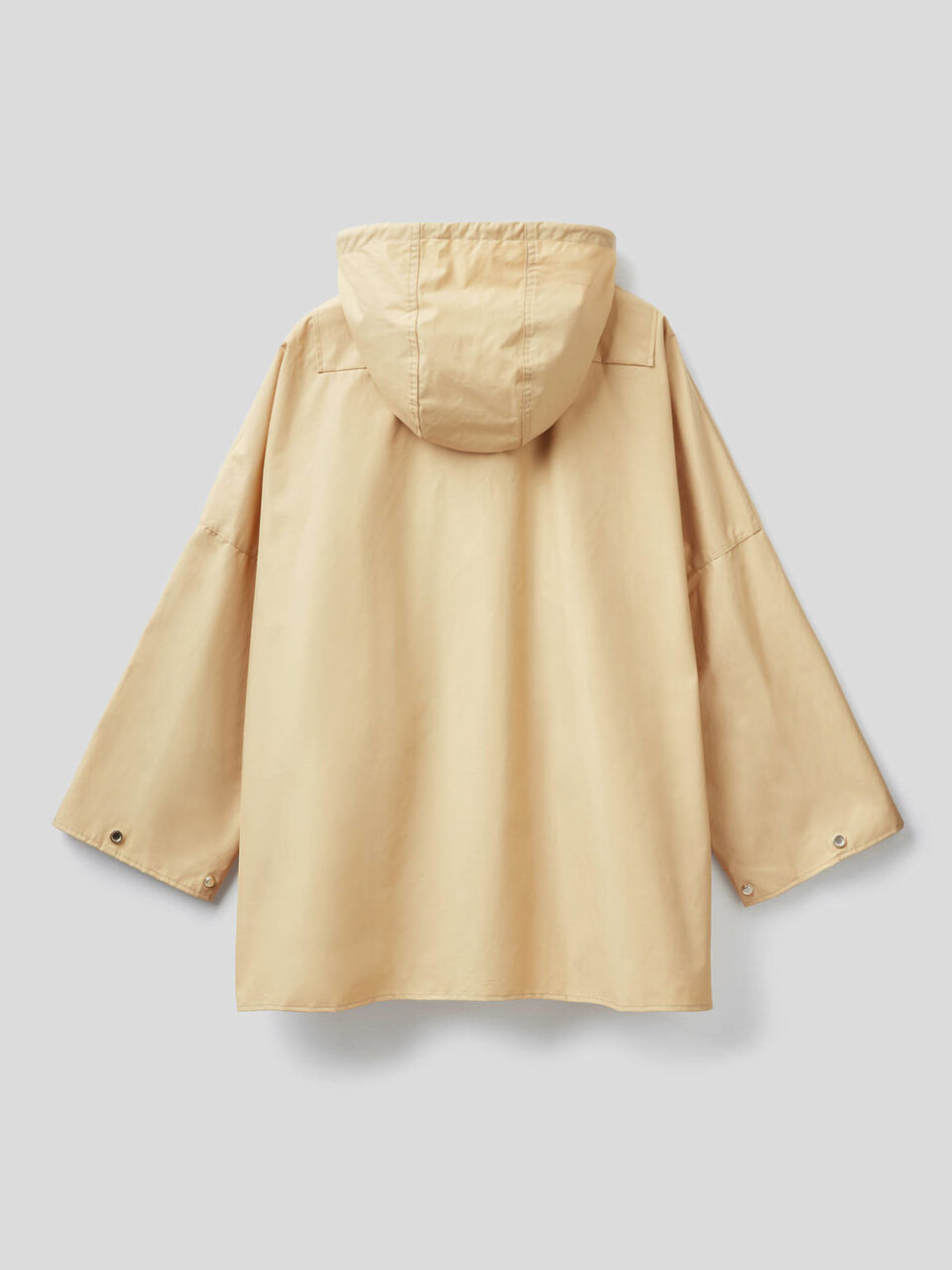 Jacket with hood and drawstring image number null