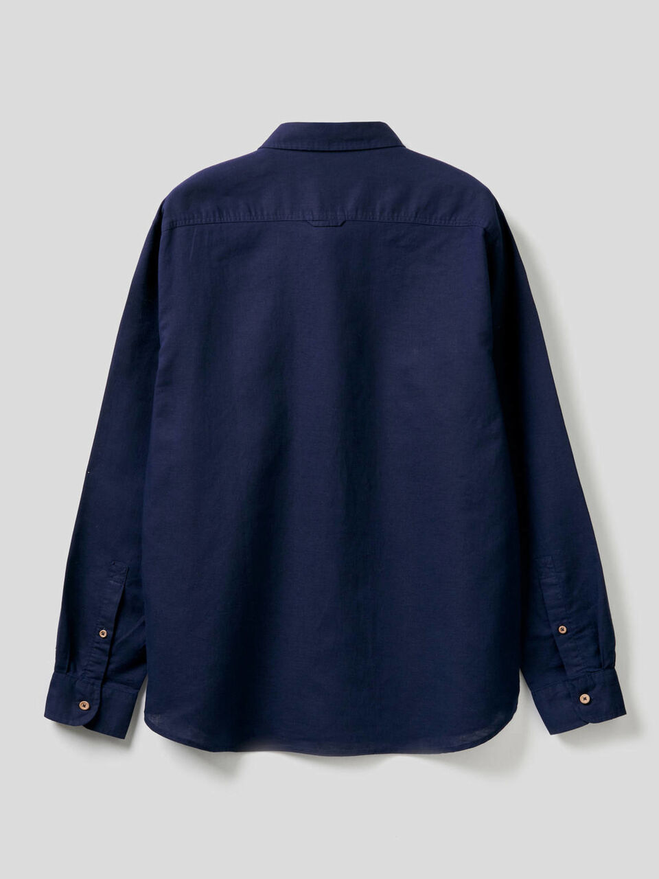 Regular fit shirt in linen blend cotton image number null