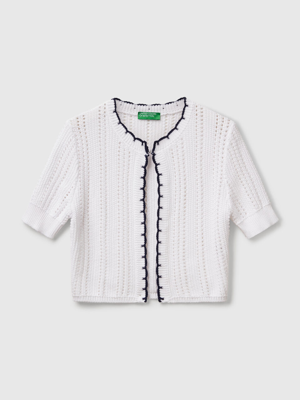 BUTTONED SWEATER H/S Women image number 1