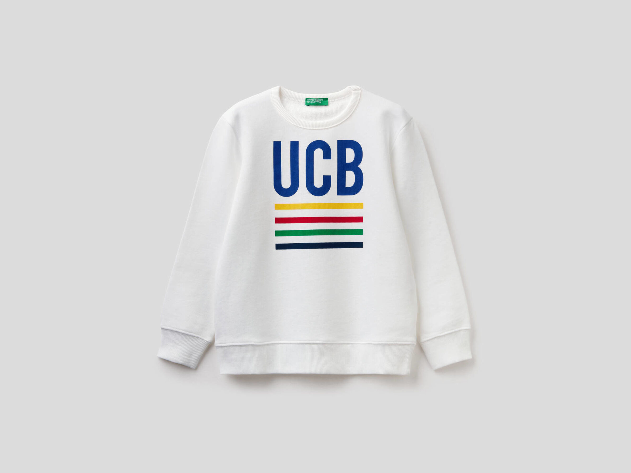 Pure cotton sweatshirt with logo image number null