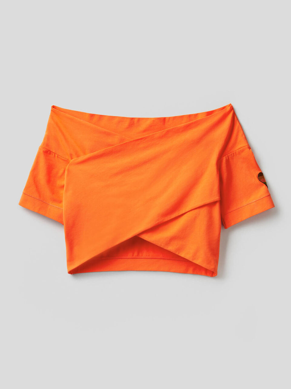 Stretch cotton cropped dress image number 1