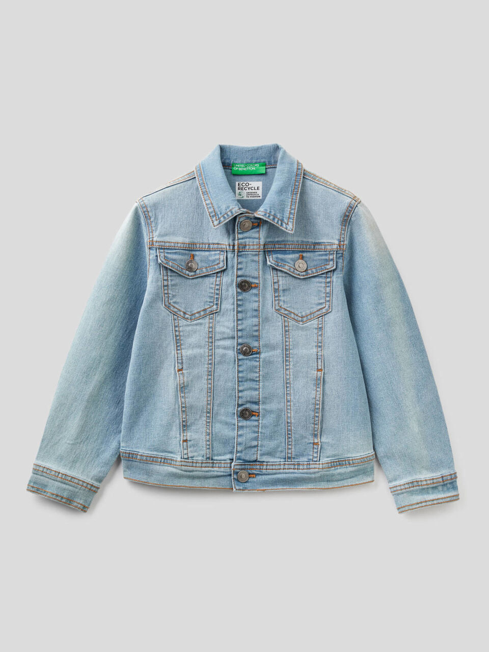 "Eco-Recycle" denim jacket image number null