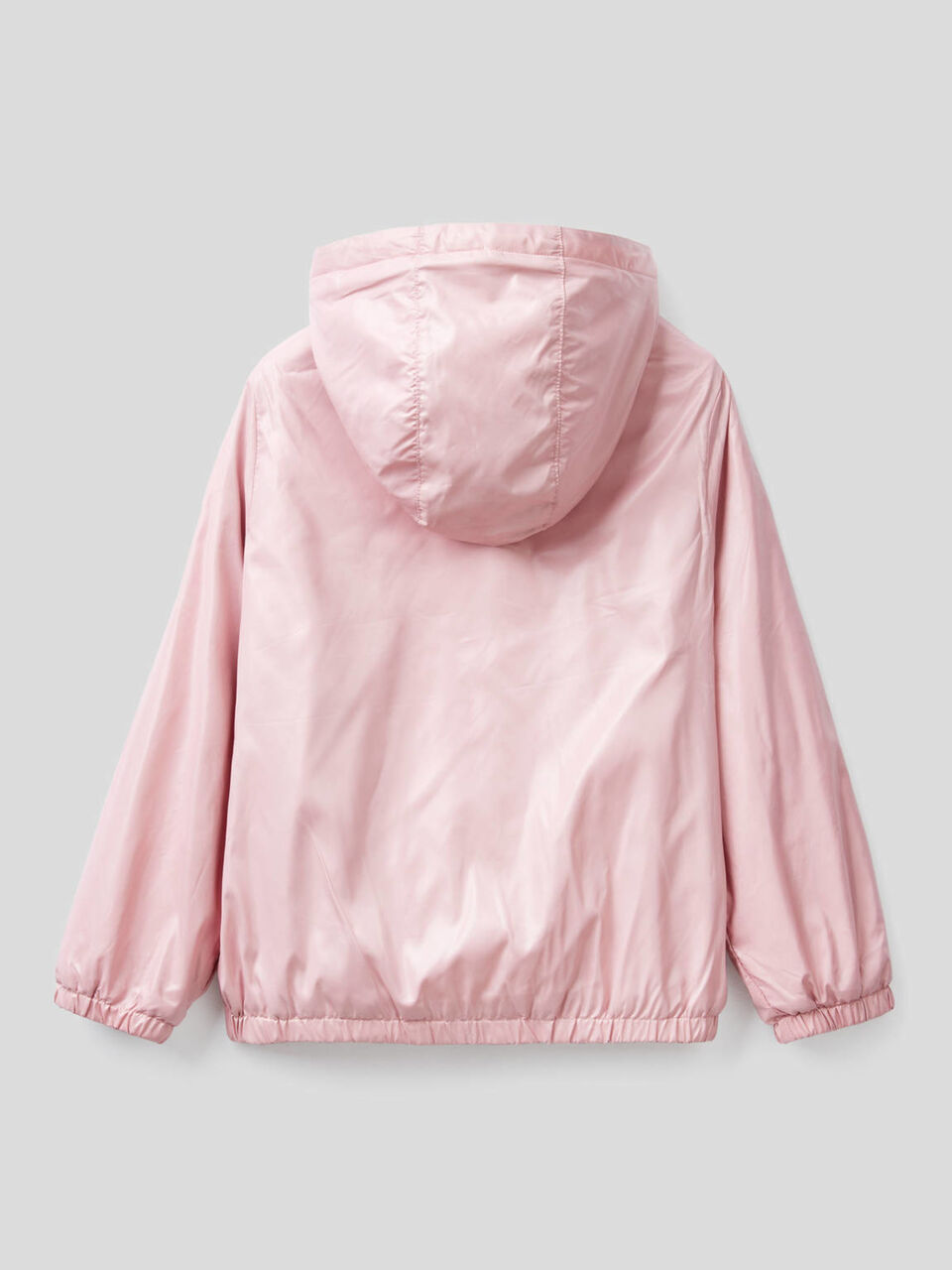 Glossy jacket with hood image number 2