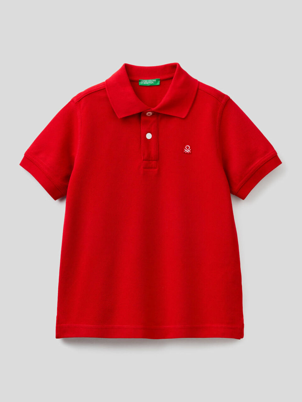 Polo in pure cotton pique image number null
