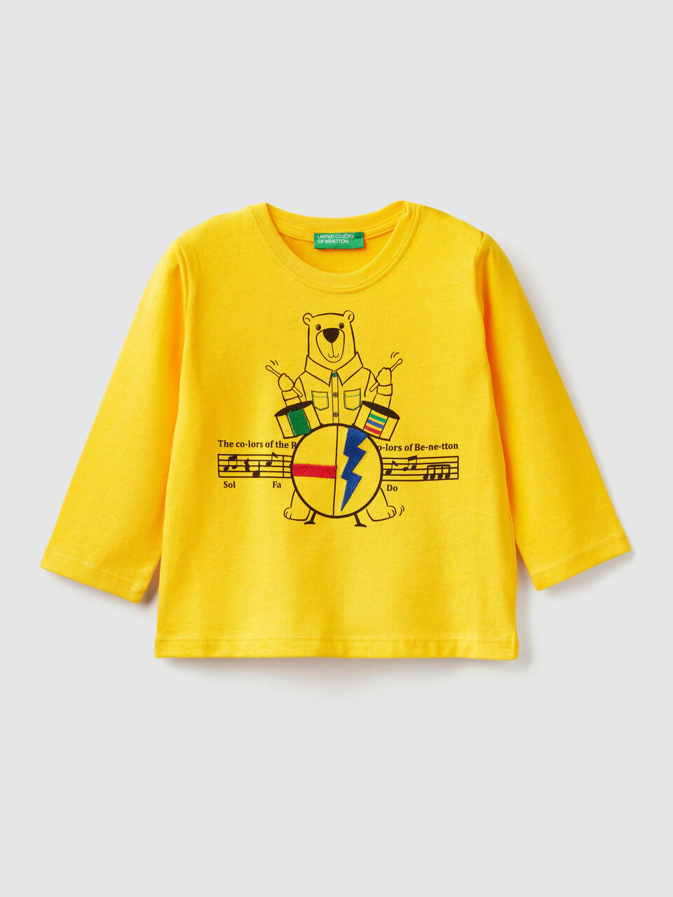 T-shirt in organic cotton with embroidery image number 1