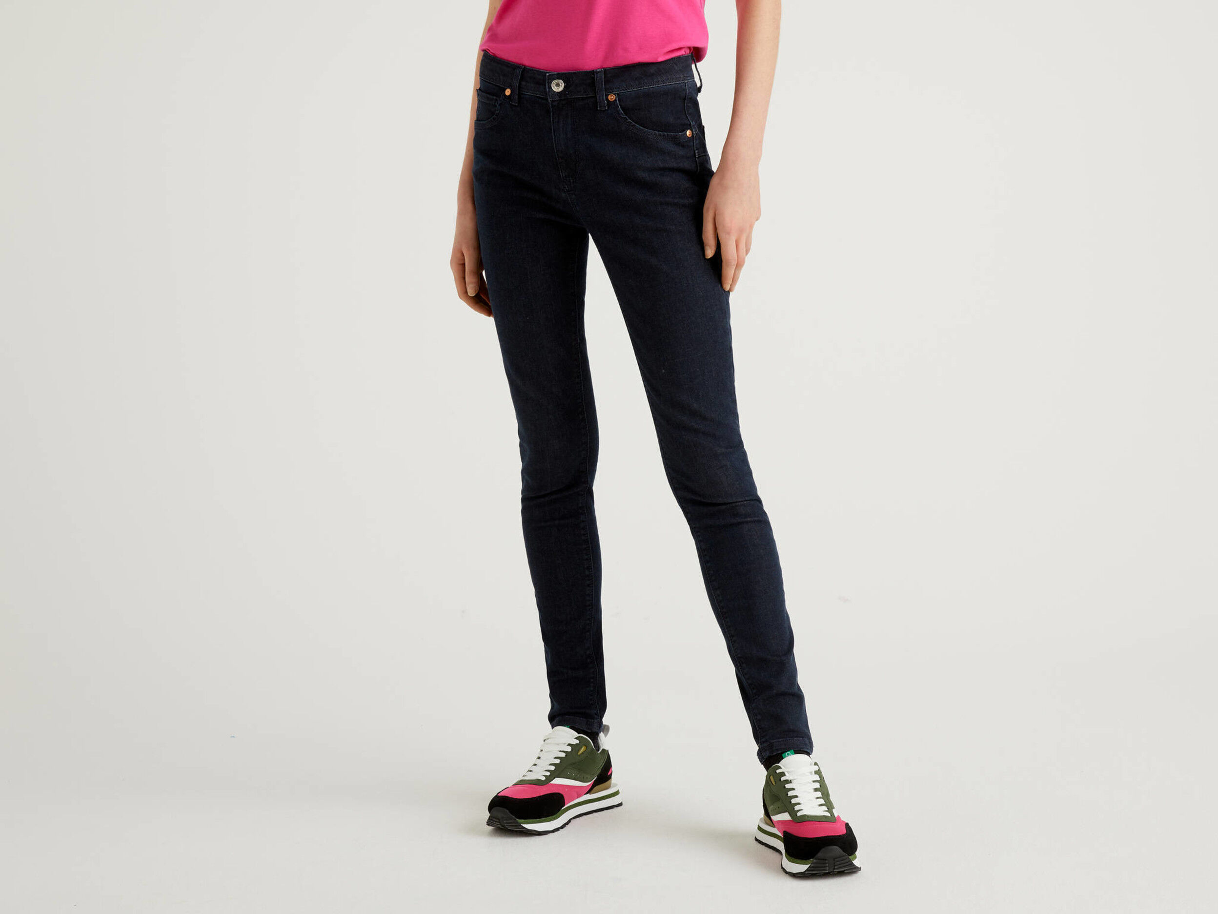Benetton skinny jeans clearance