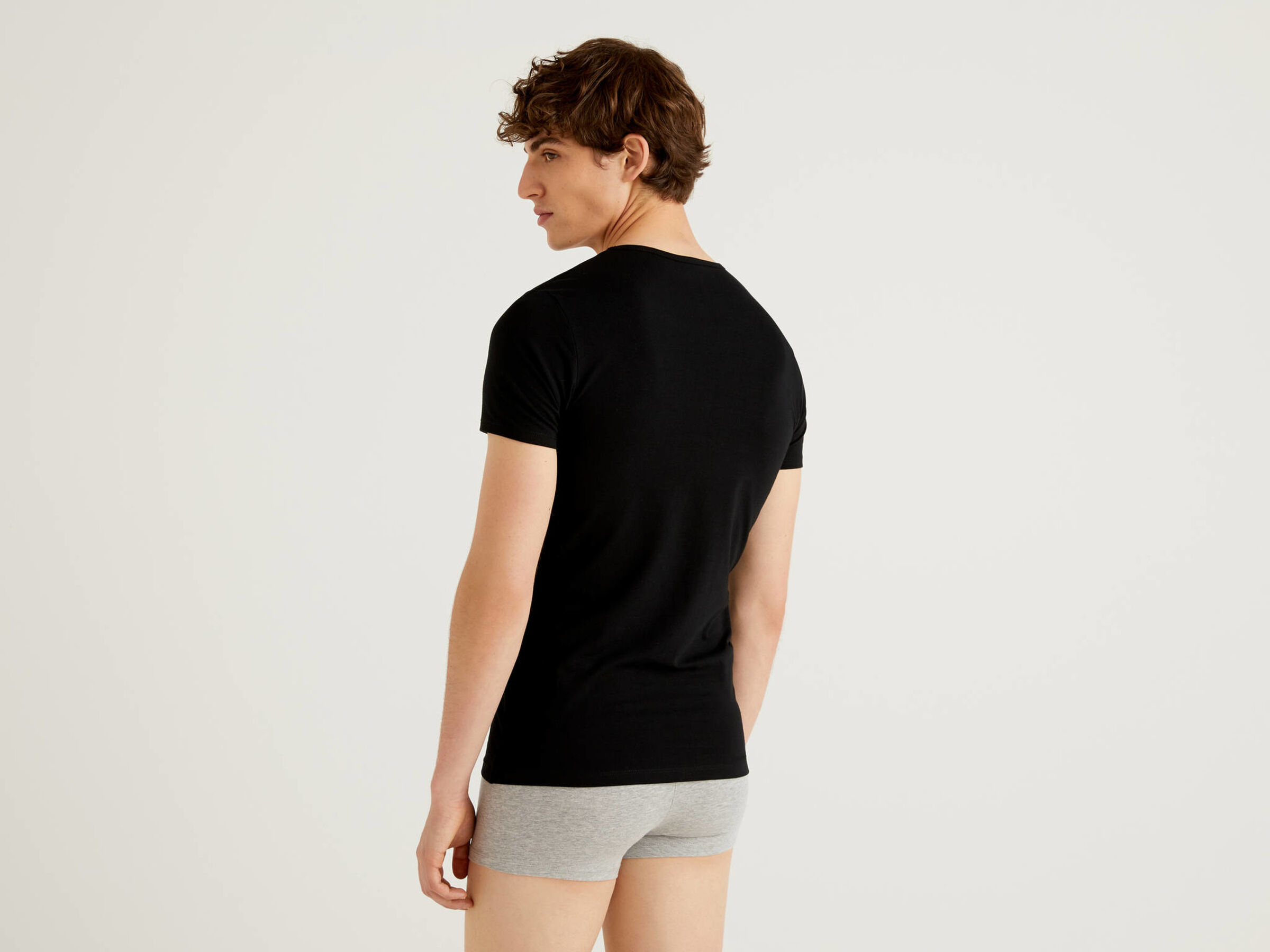 Organic stretch cotton t-shirt image number null