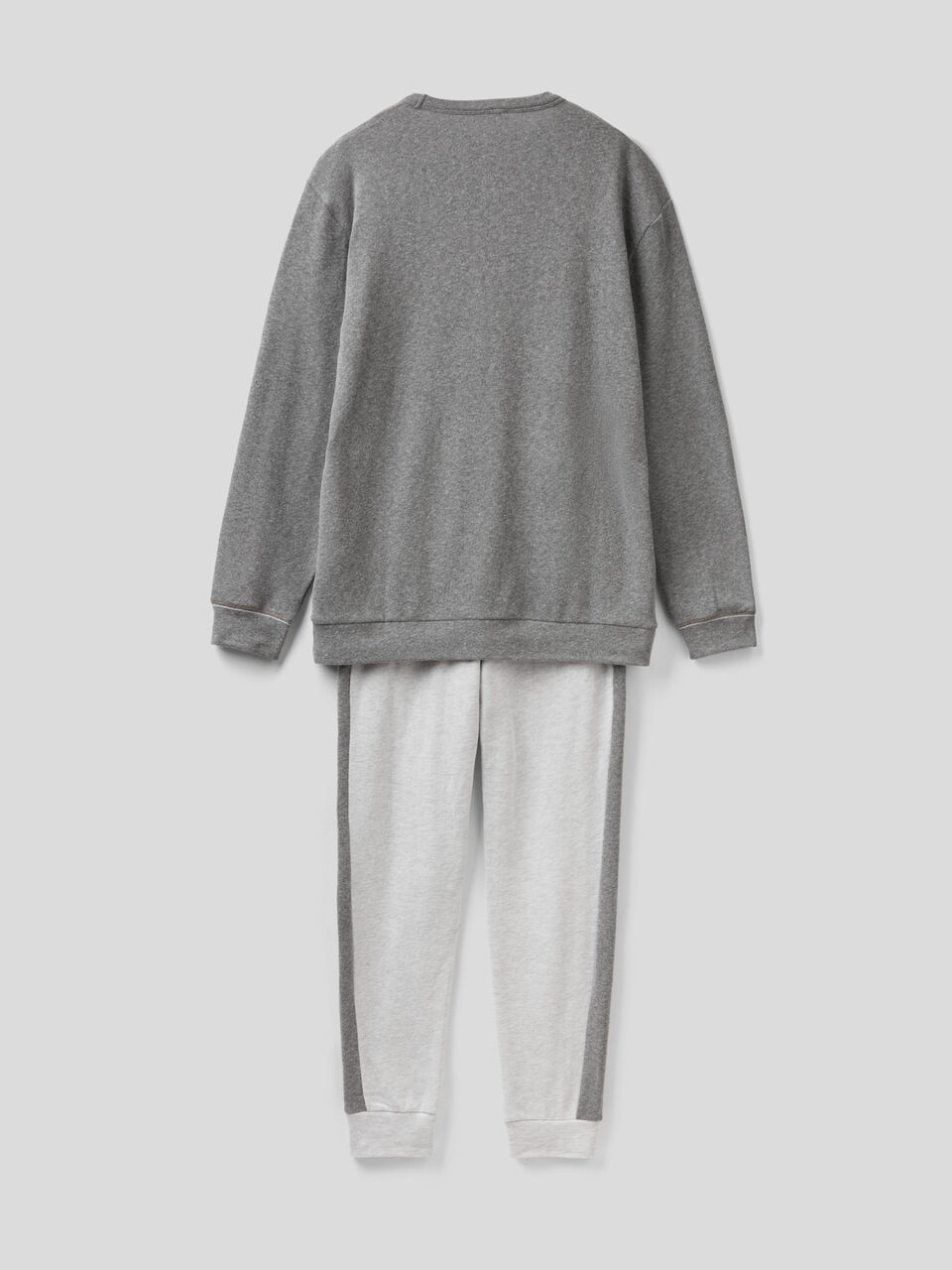 Warm stretch cotton blend pyjamas image number 2
