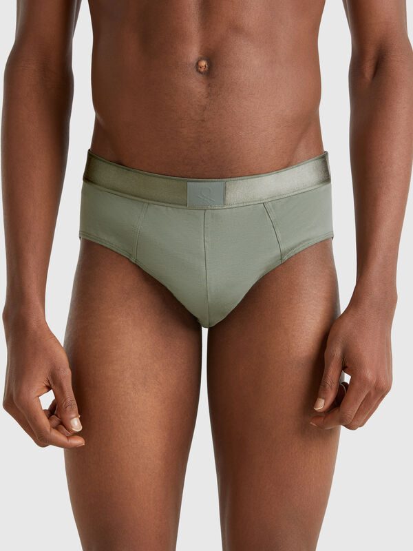 Briefs in cotton blend Men