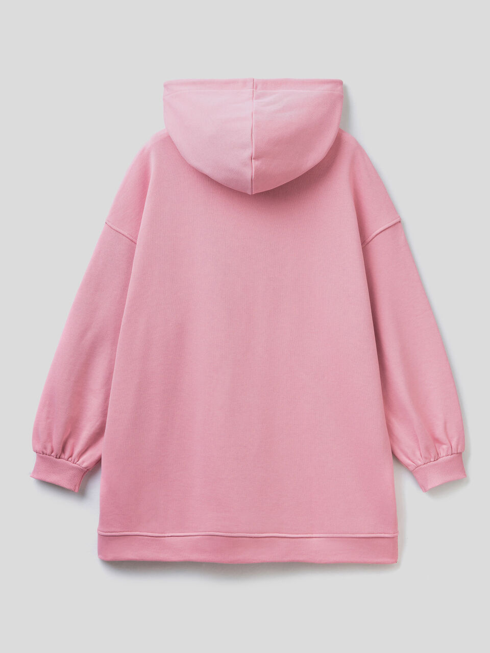 Oversized hoodie with slogan image number 2