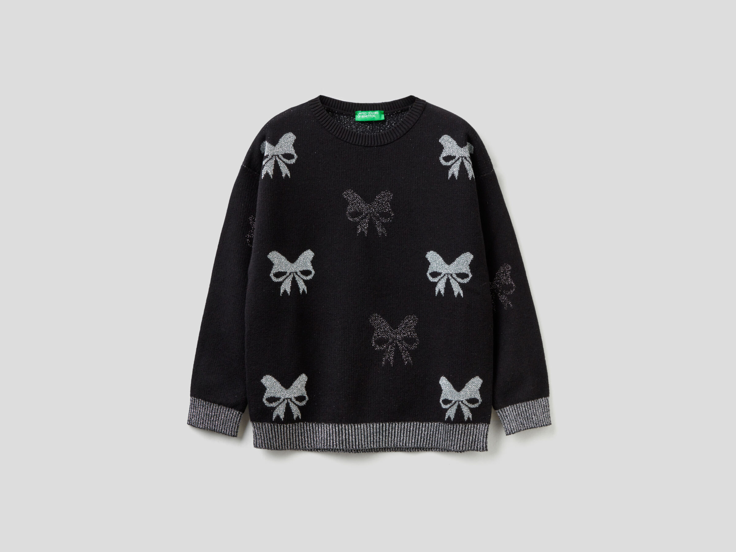 Christmas style sweater with lurex image number null