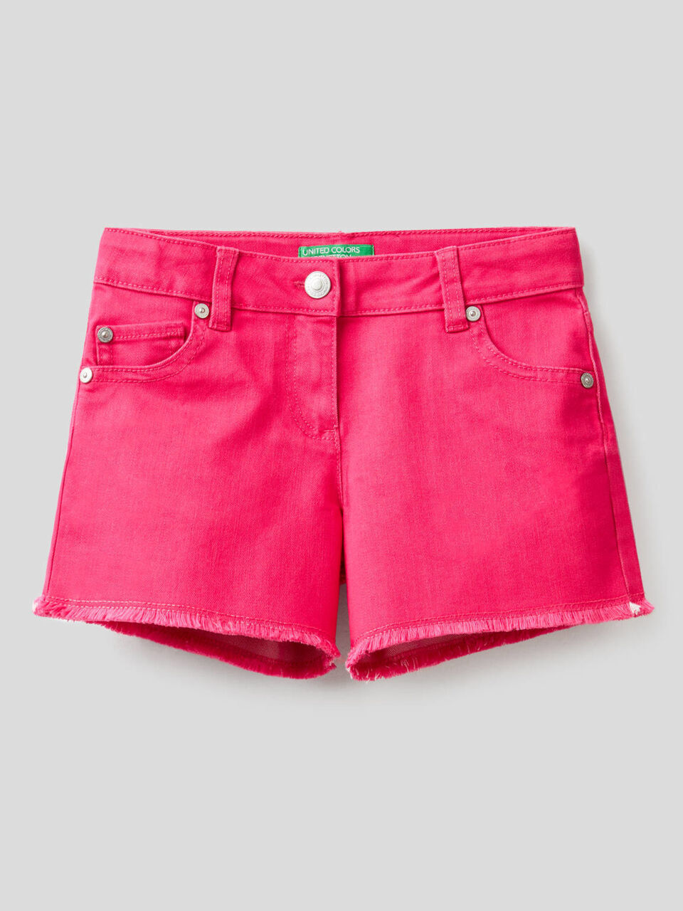 Shorts in stretch cotton blend image number null