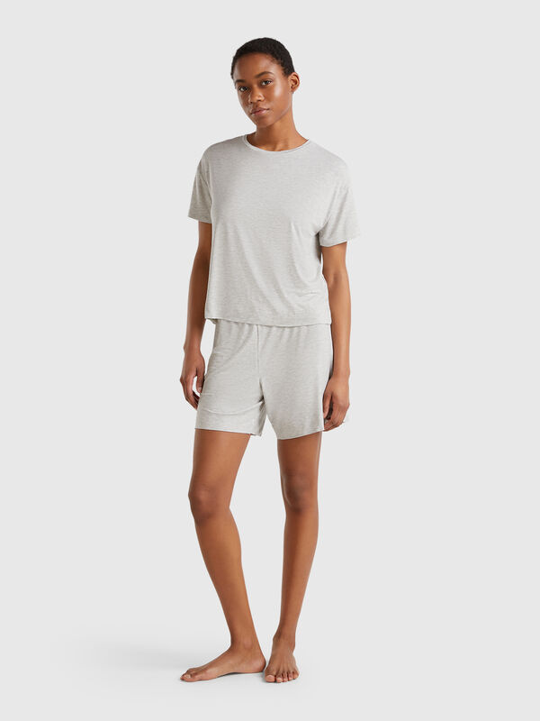 Shorts in stretch Modal Women