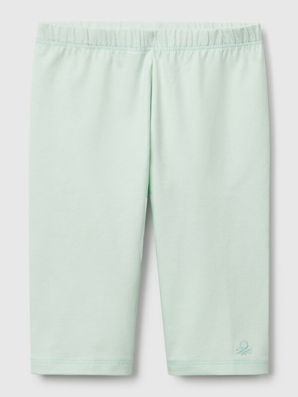 3/4 leggings in stretch cotton Junior Girl
