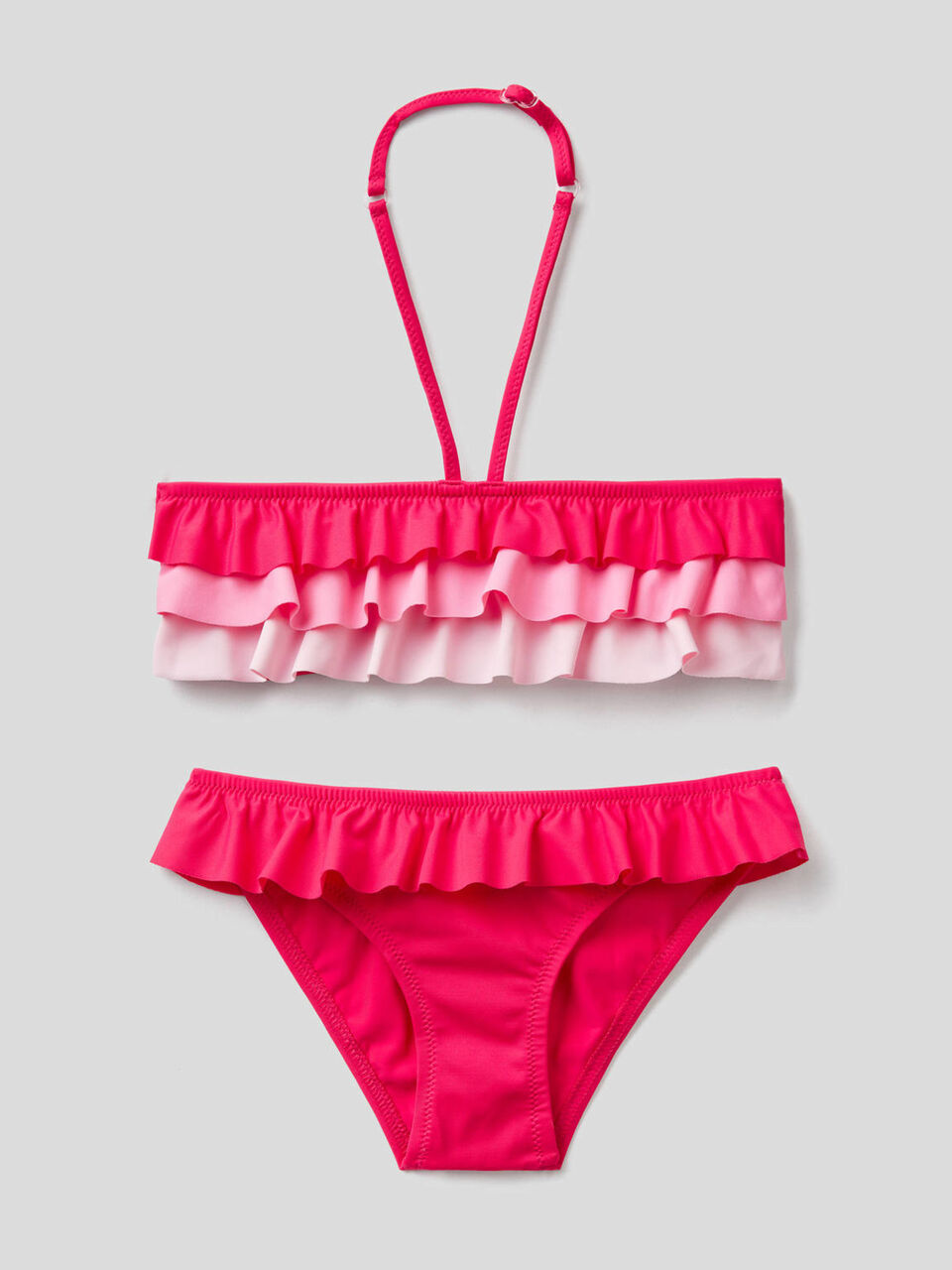 Bikini in ECONYL® with frills image number null