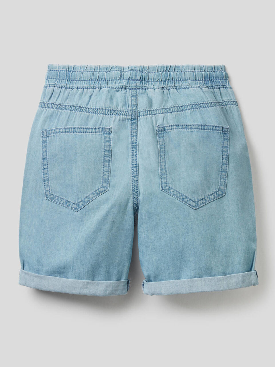 Bermudas in 100% cotton denim image number null