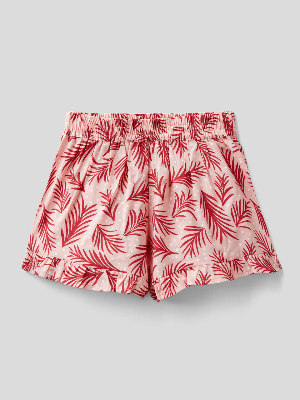 Patterned shorts in sustainable viscose image number 1