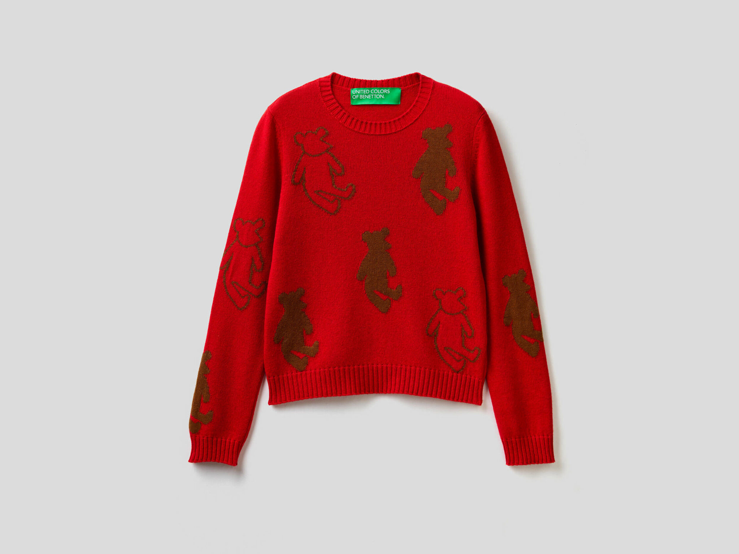 gucci wool sweater with teddy bear