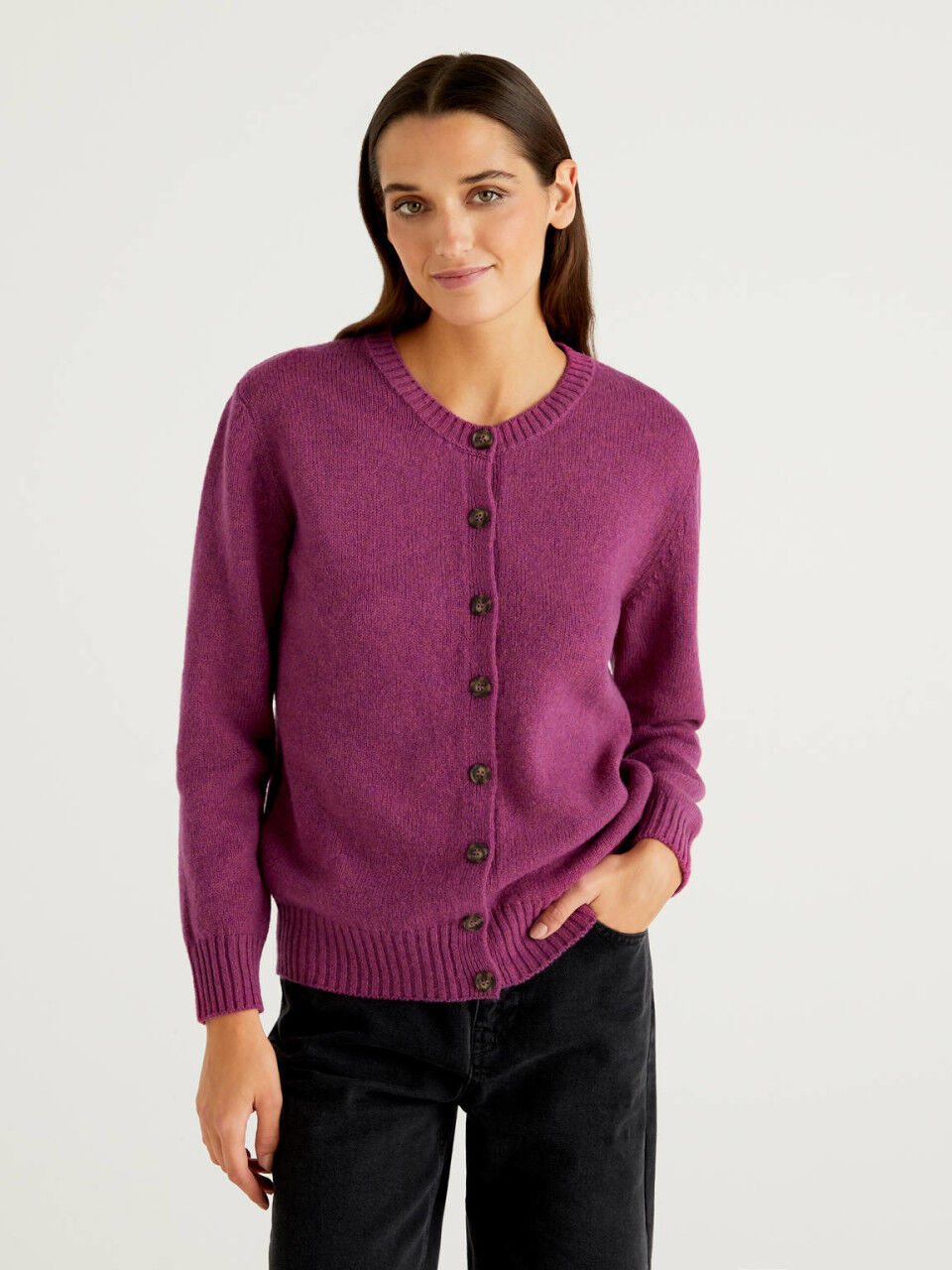 women's wool cardigan sweater