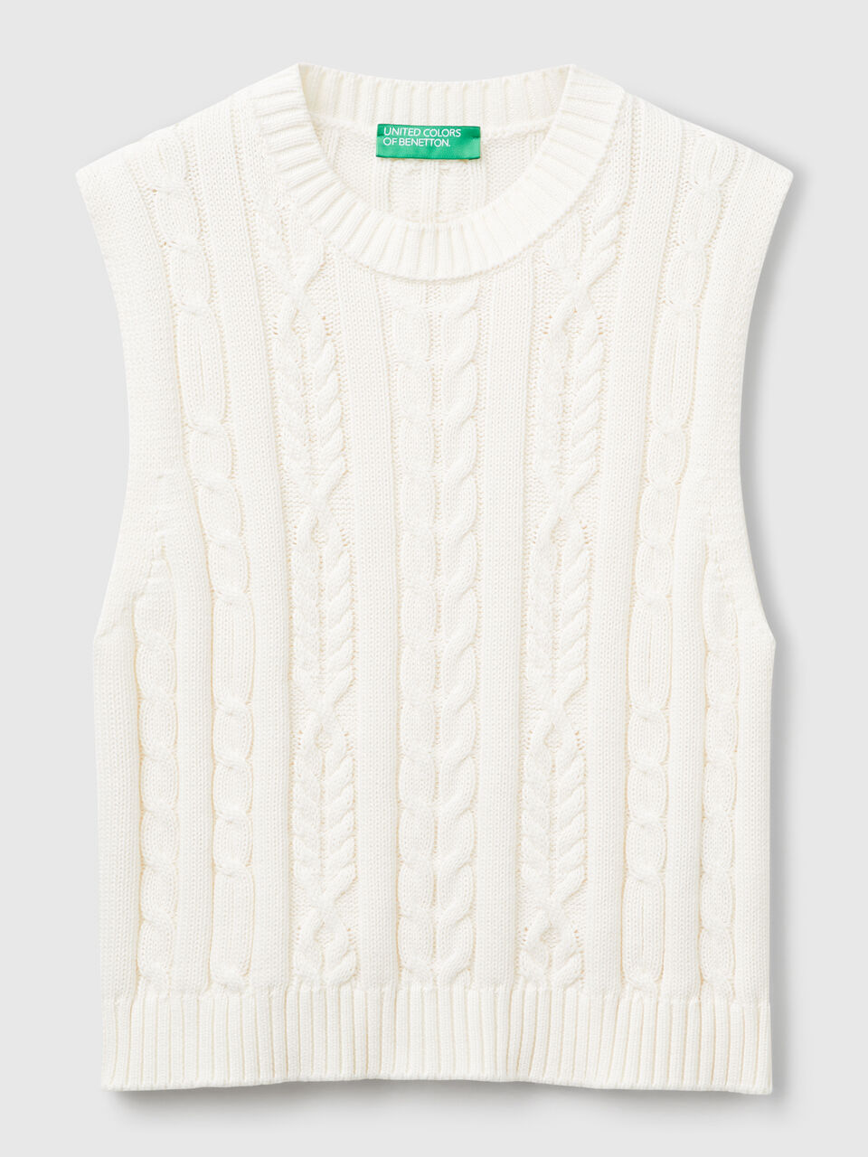 SLEEVELESS SWEATER Women image number 1