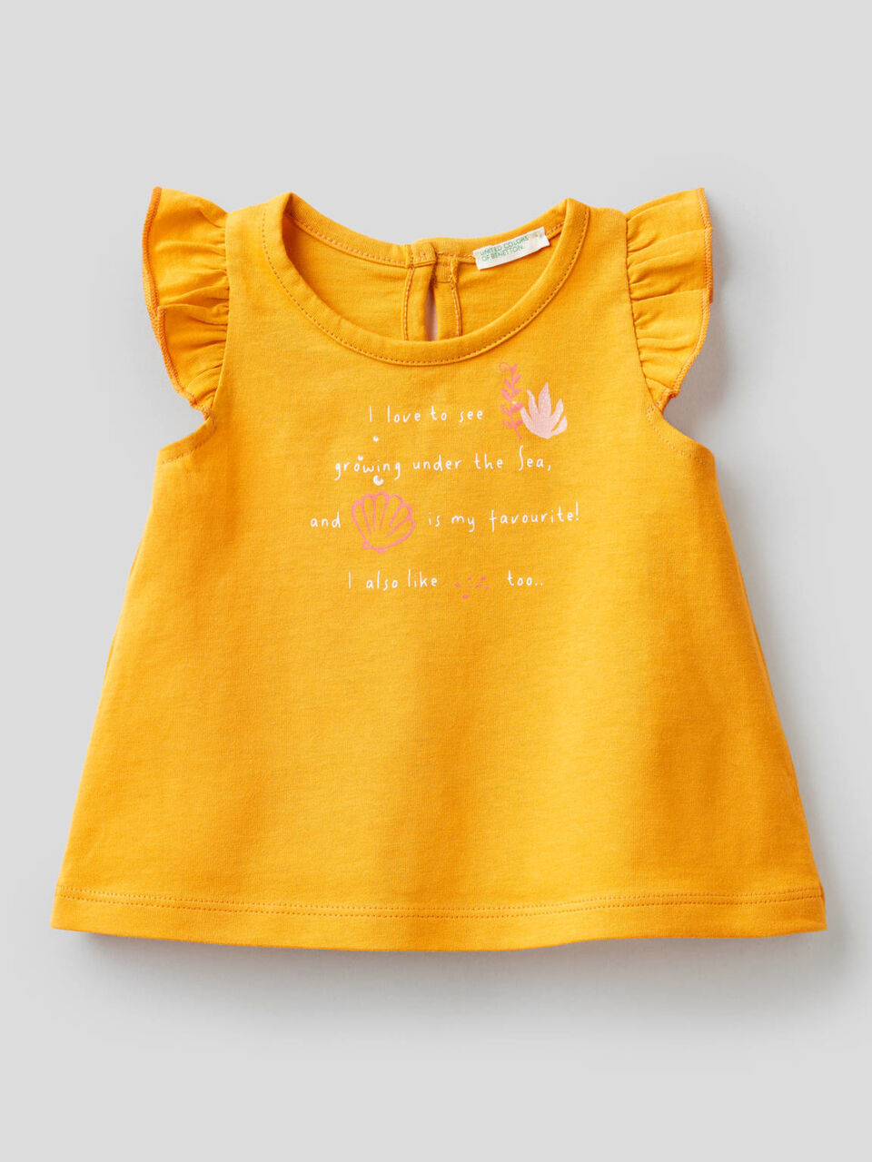 T-shirt with cap sleeves image number null