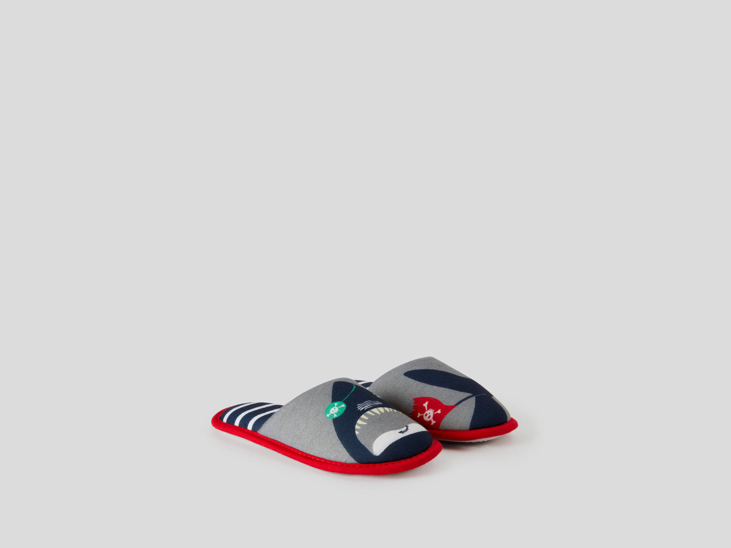 Printed jersey slippers image number null