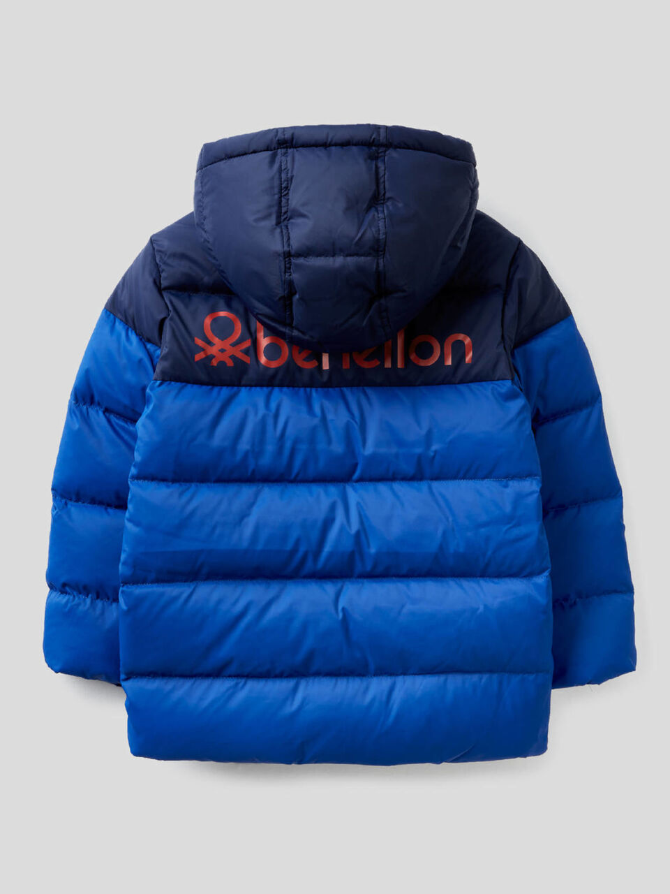 Two-tone puffer jacket with hood image number 2