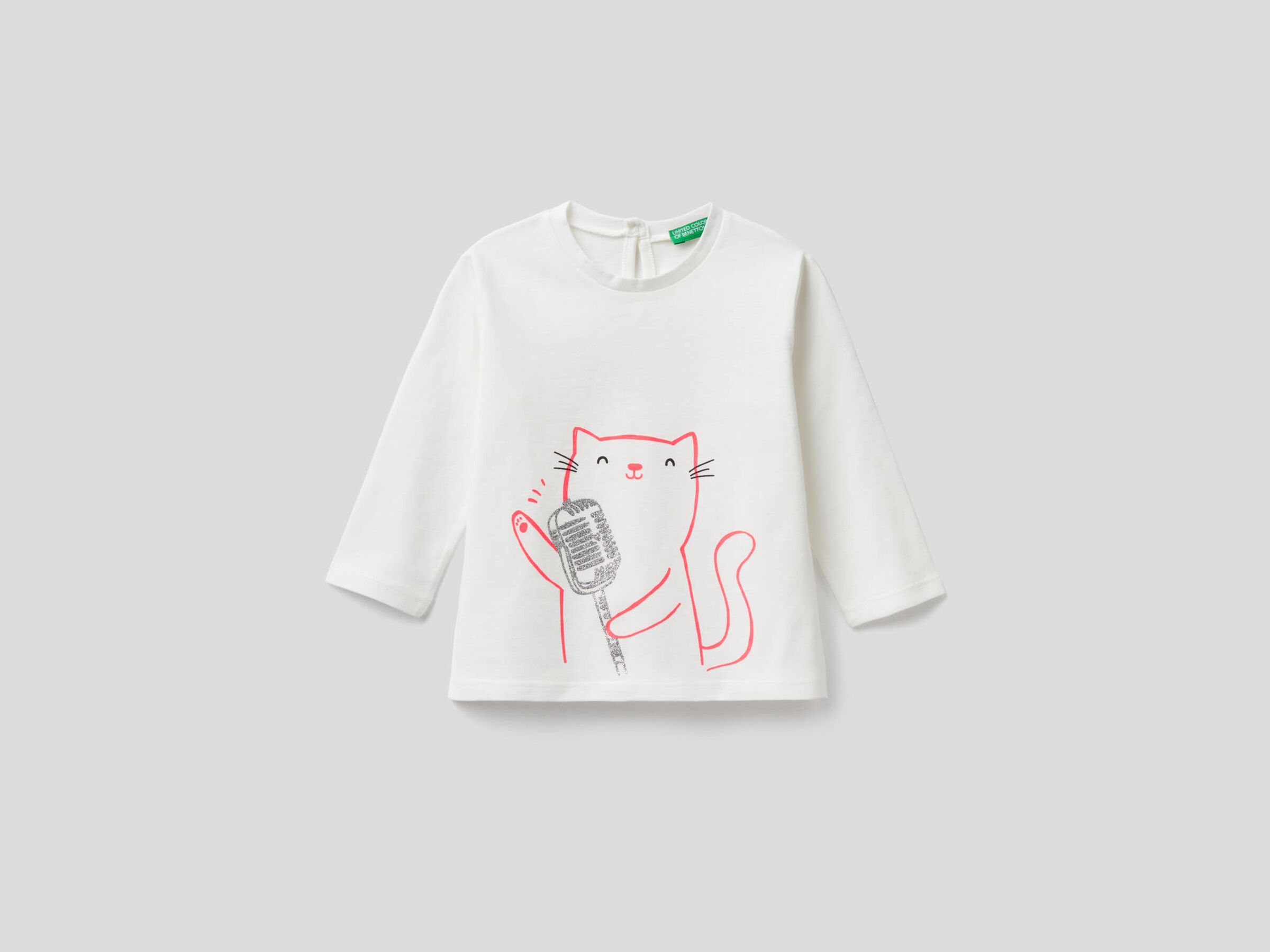 Long sleeve t-shirt in pure organic cotton image number null