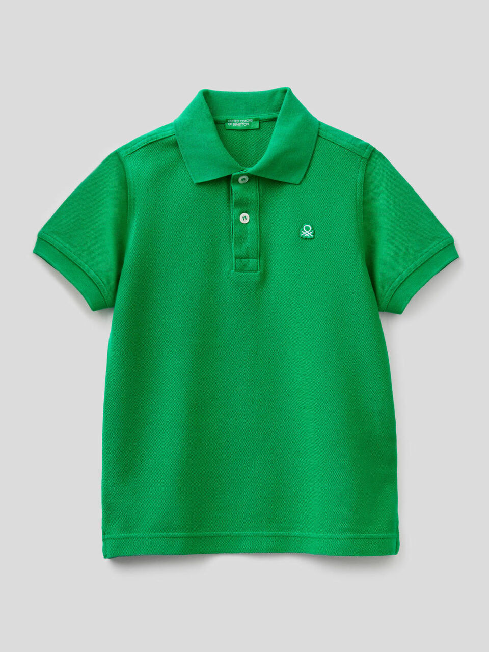 Polo in pure cotton pique image number null