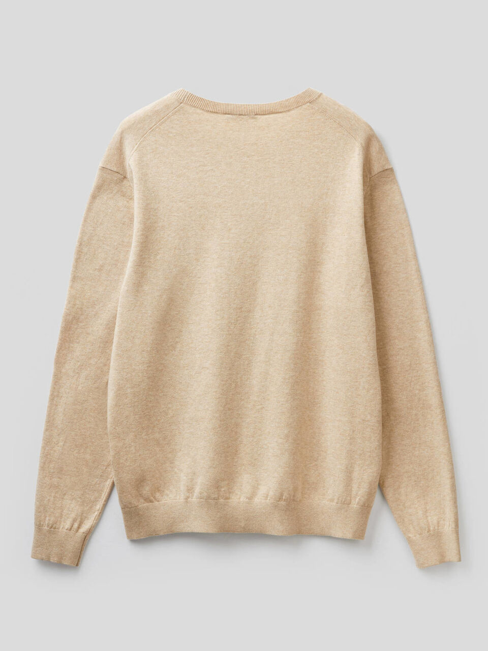 Crew neck sweater in cotton blend image number null