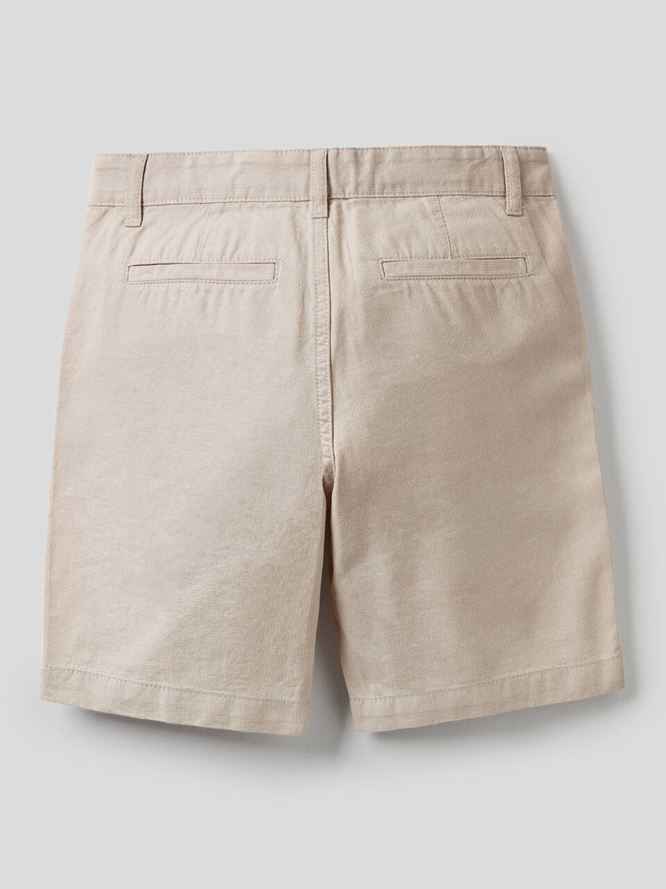 Pure cotton yarn dyed bermudas image number null