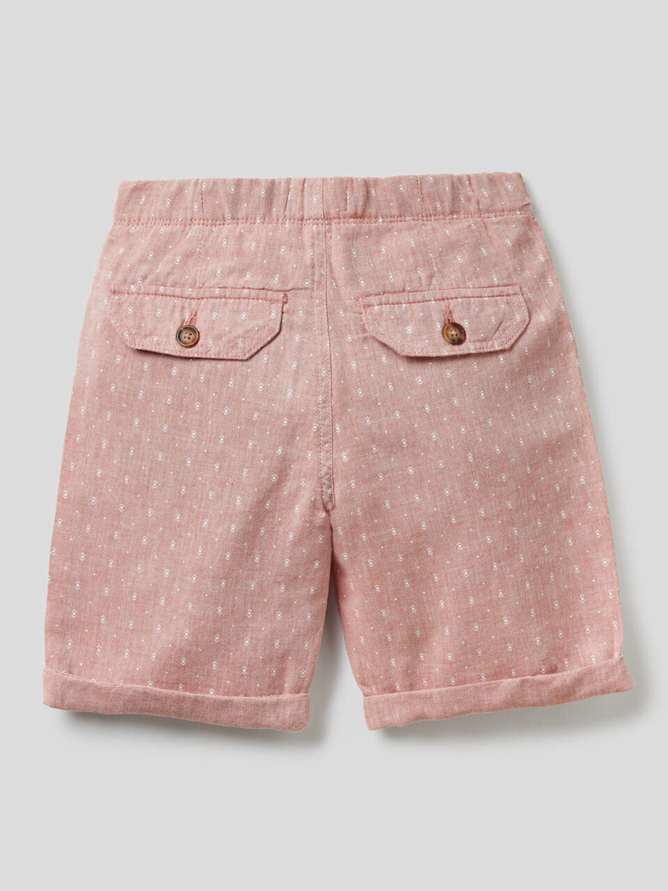 Bermudas in linen blend cotton image number 2