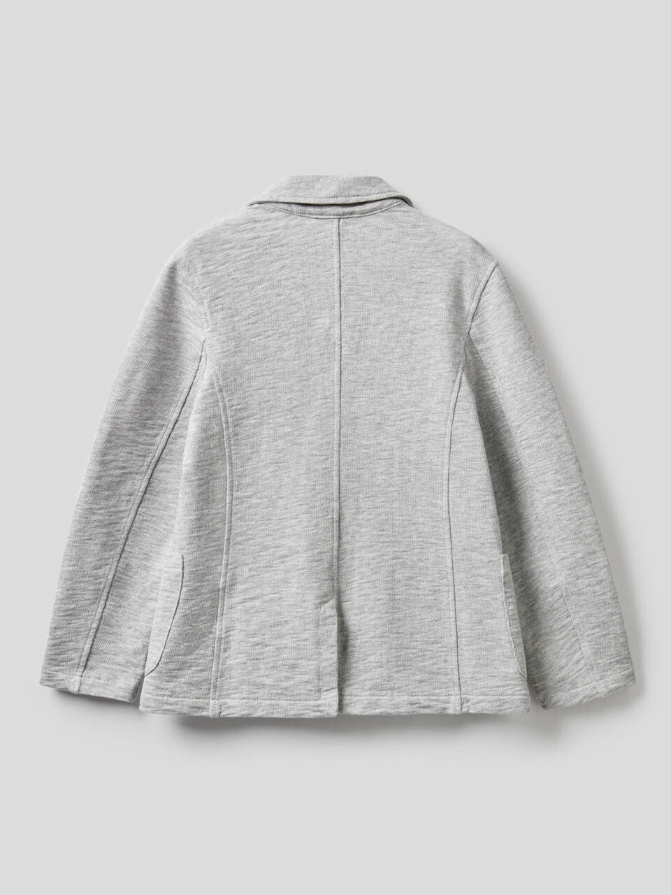 Blazer in pure sweat cotton image number null