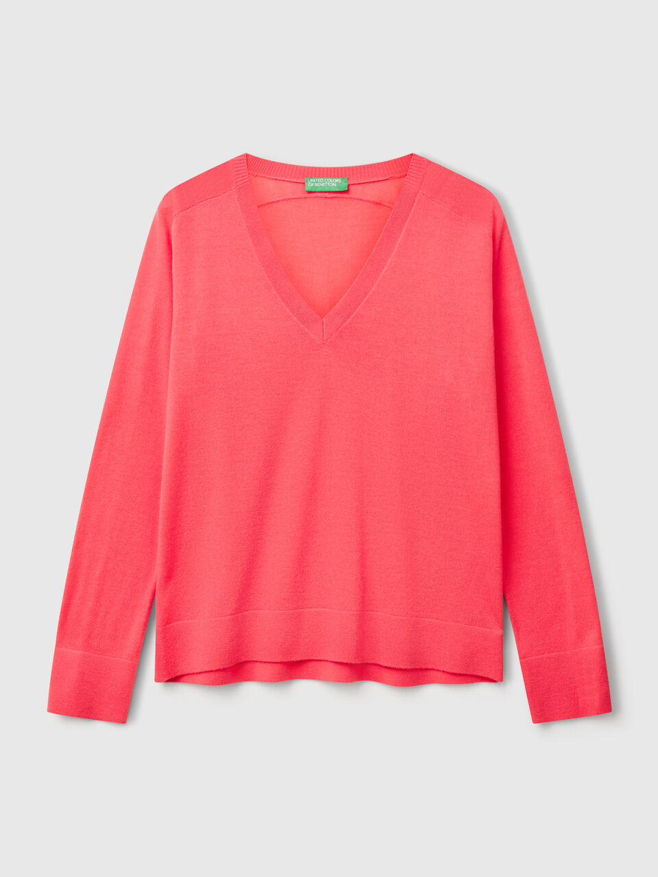 V NECK SWEATER L/S Women image number 1