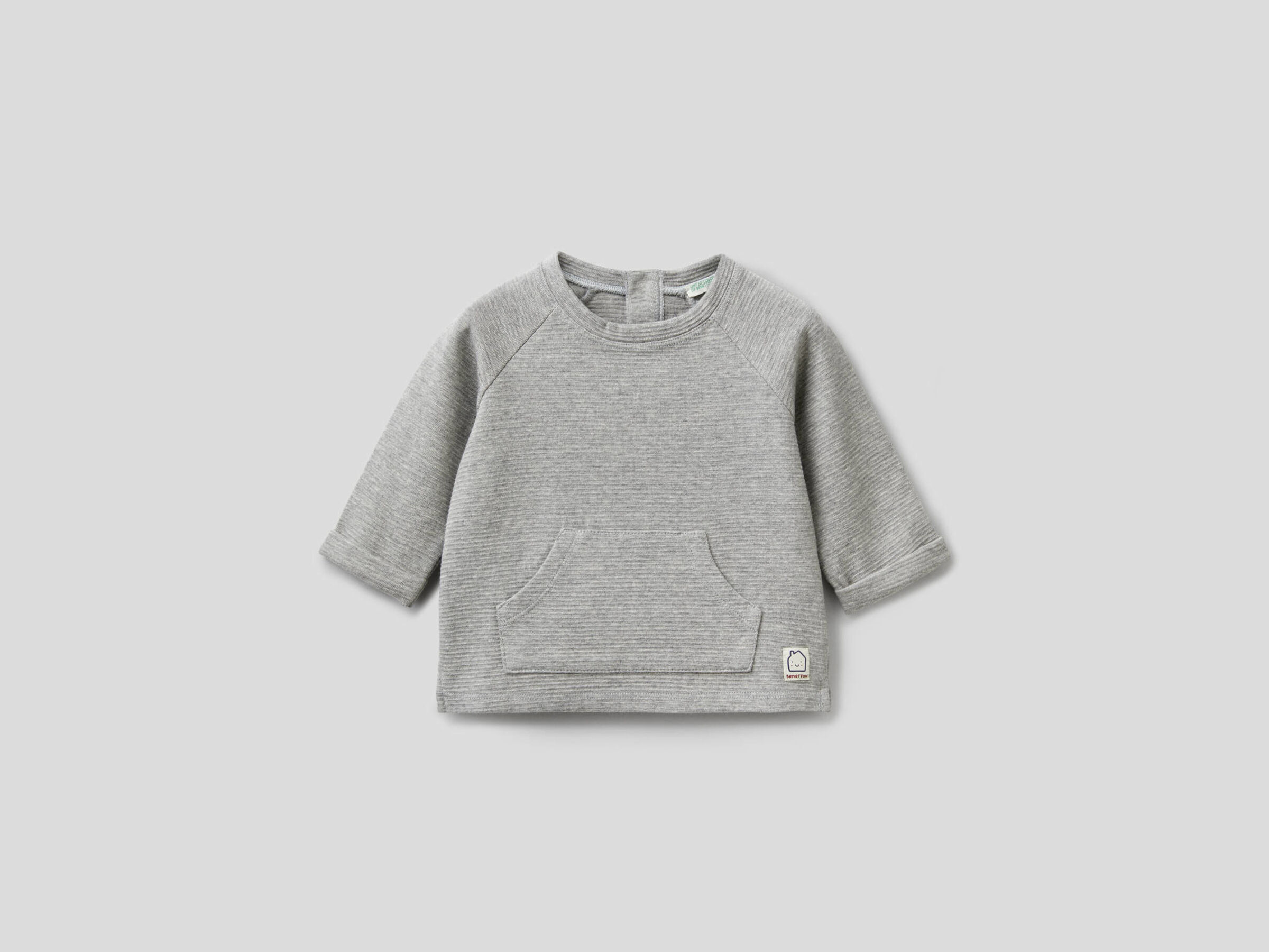 Sweatshirt in stretch organic cotton image number null