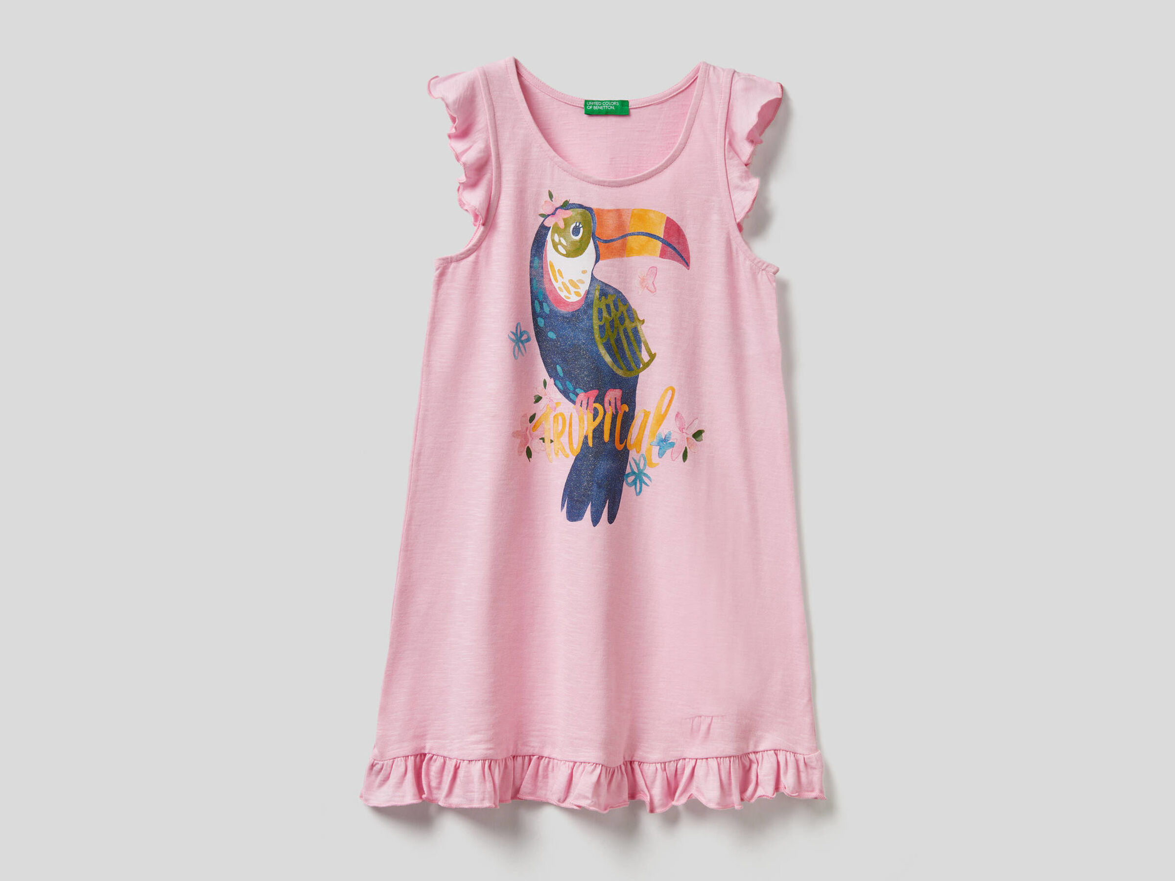 Dress with rouches image number null