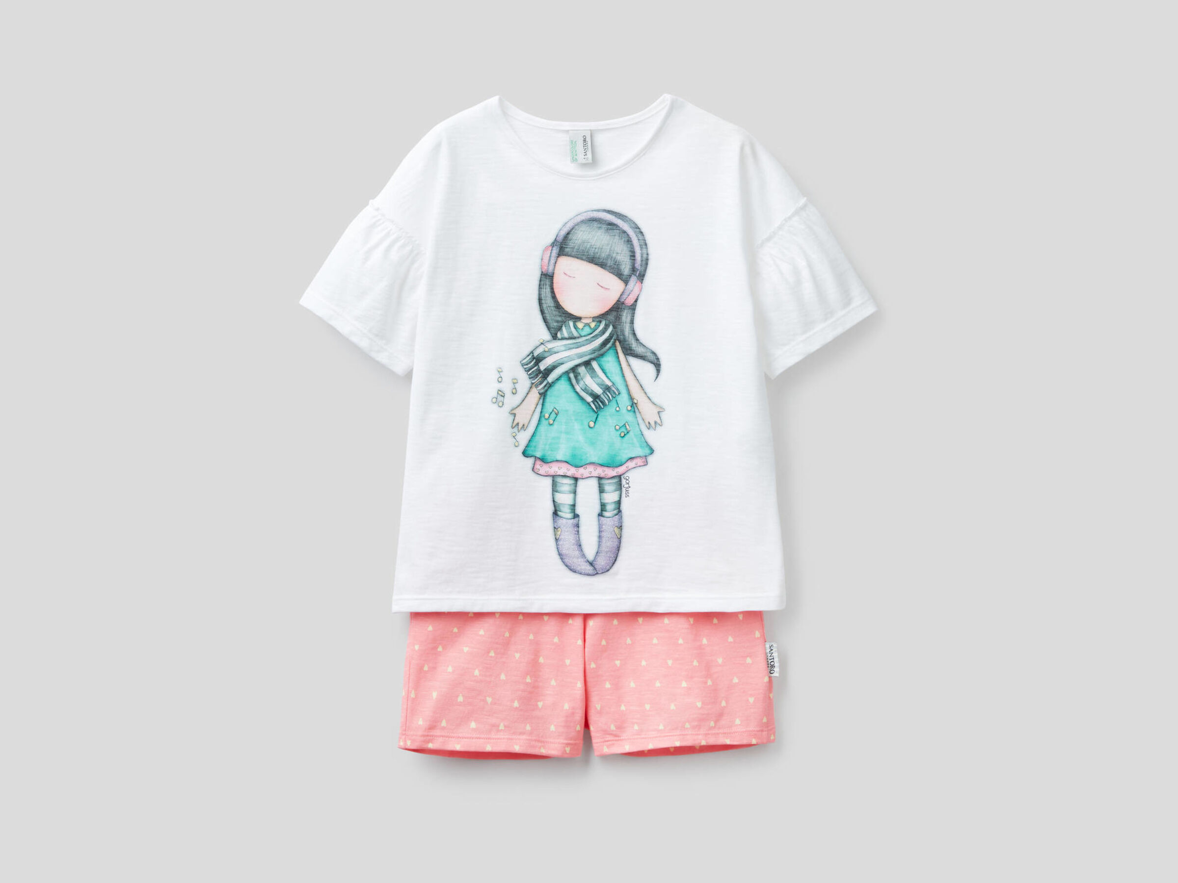 Short pyjamas with Gorjuss print image number null