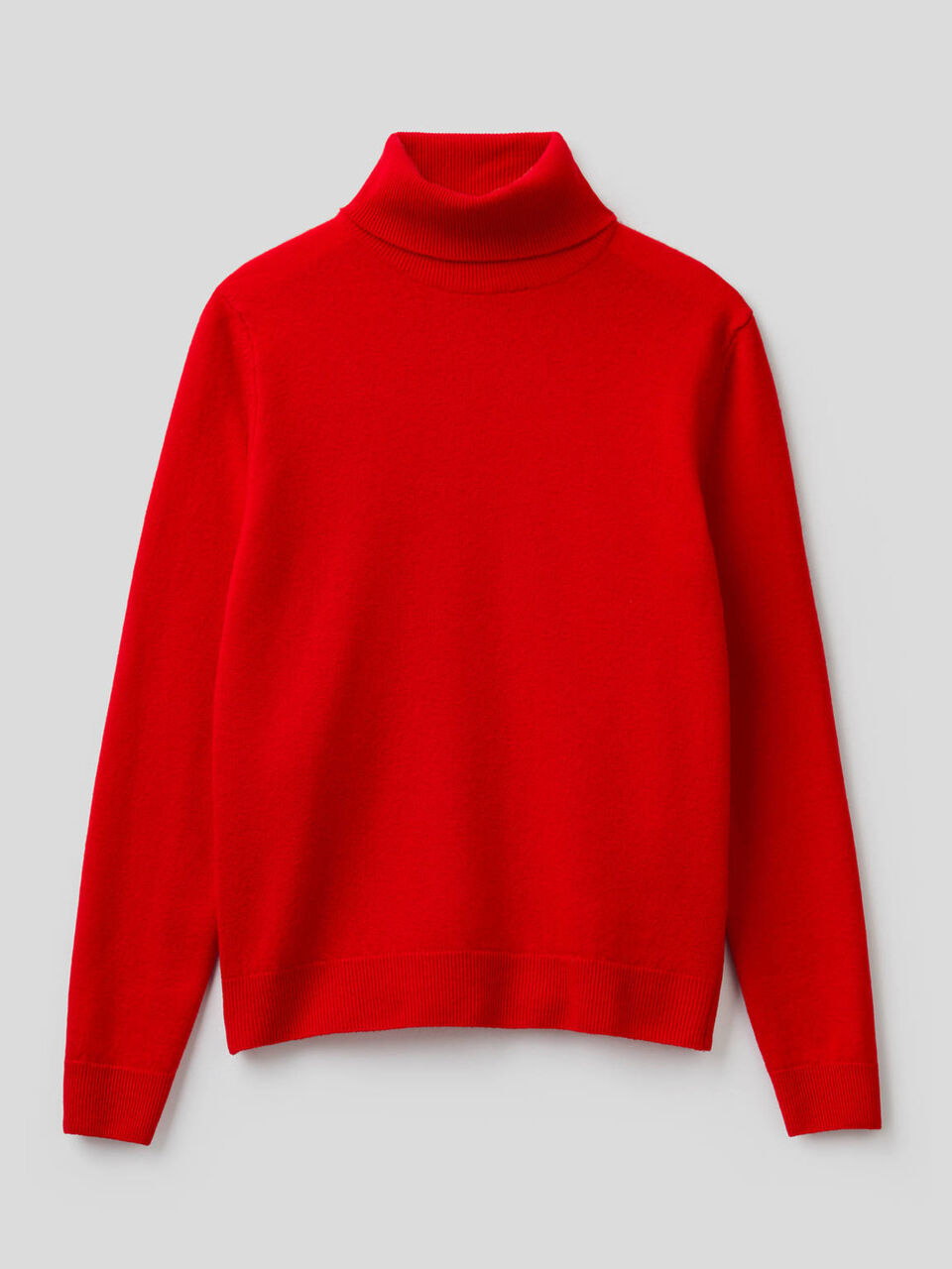 Turtleneck sweater in pure Merino wool image number 1