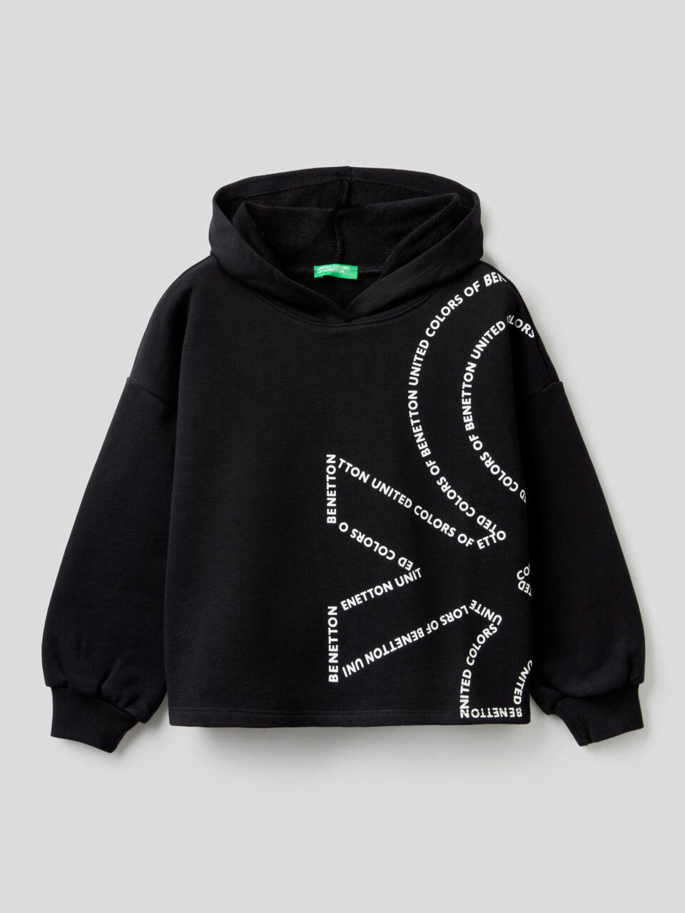 Boxy sweatshirt in 100% cotton image number 1