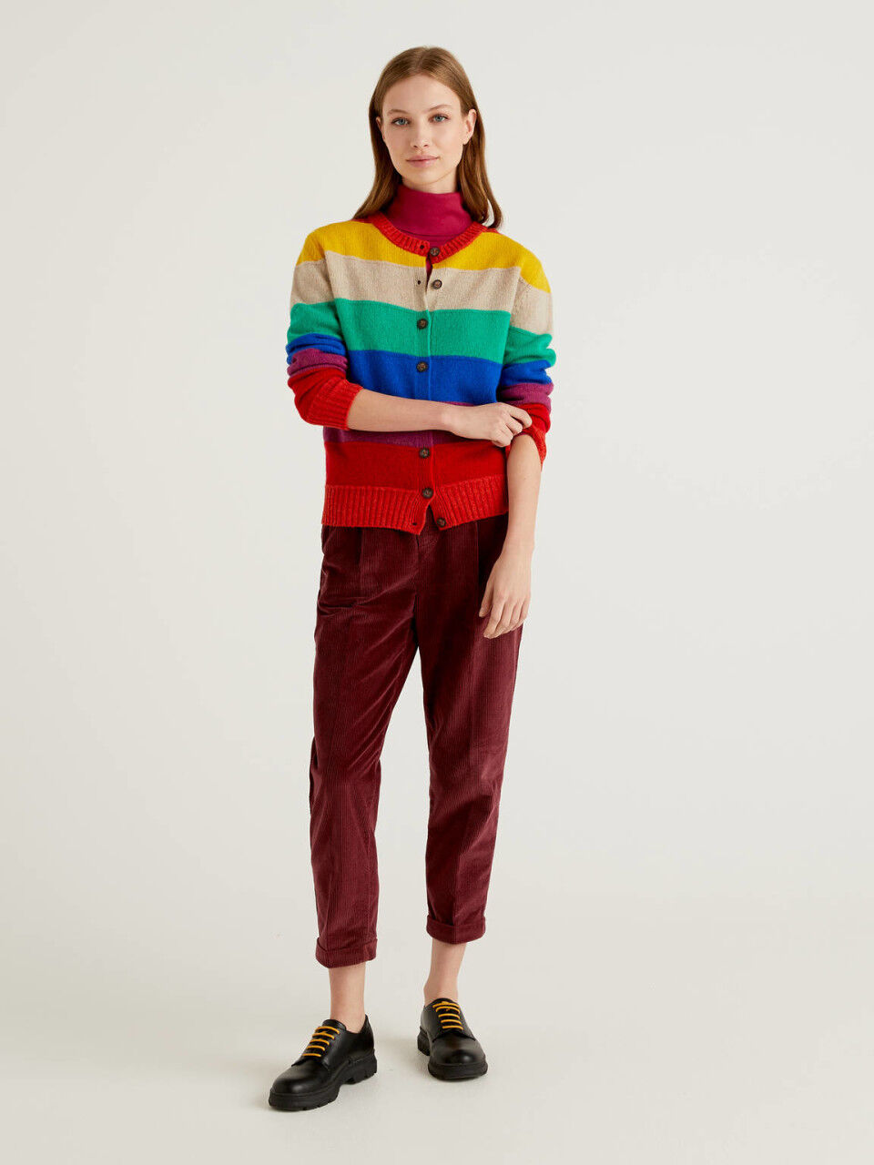 El Chinito Christmas 2021 Women S Chino Trousers New Collection 2021 Benetton