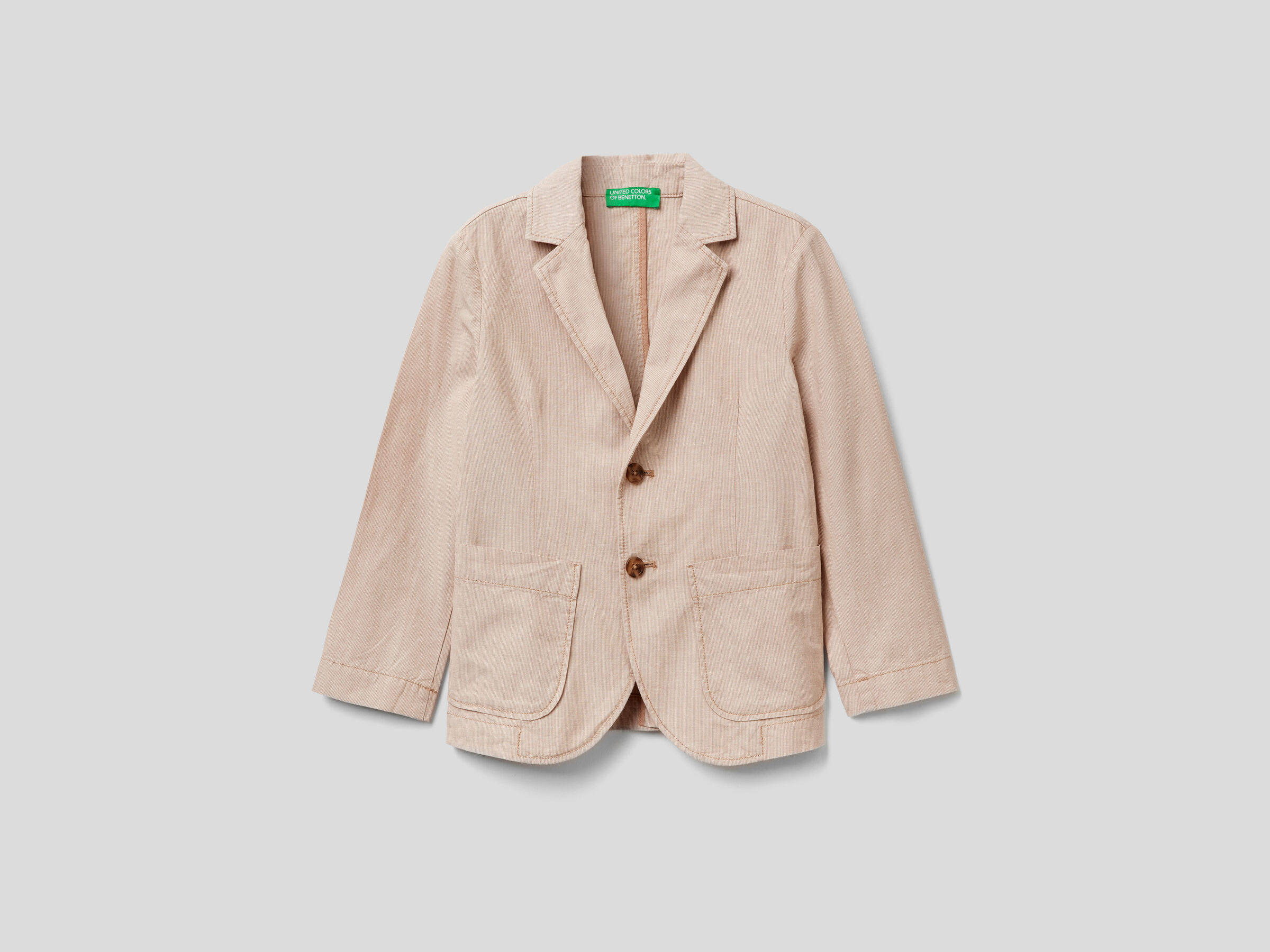 Blazer in linen blend image number null