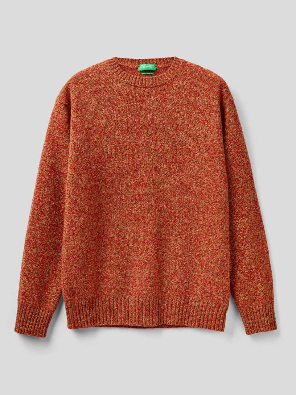 Crew neck sweater in pure Shetland wool image number 1