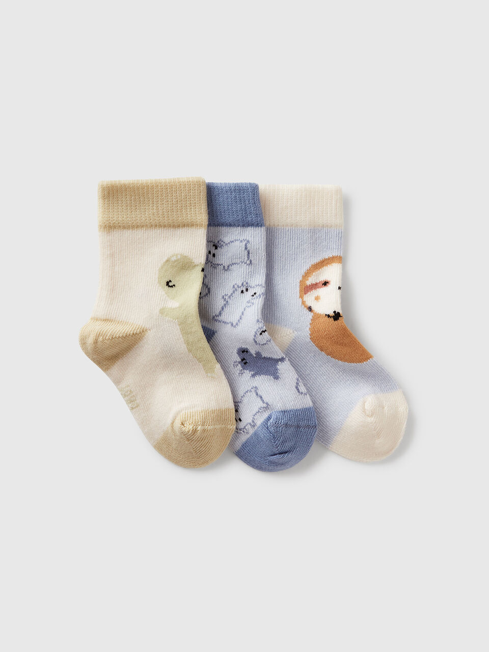 KNITTED SOCKS 3 PAIR New Born (0-18 months) image number 1