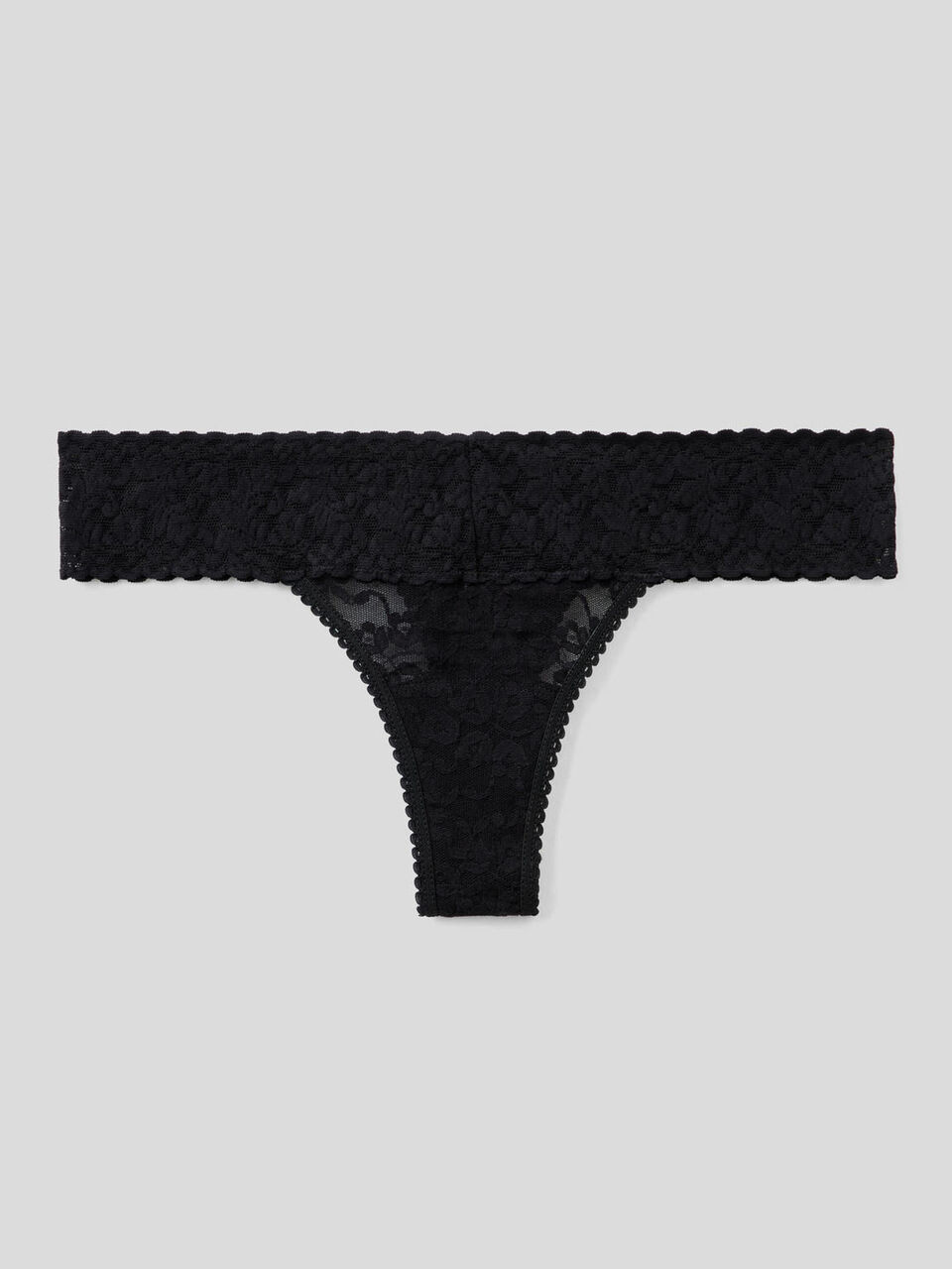 Sustainable stretch lace thong image number 1