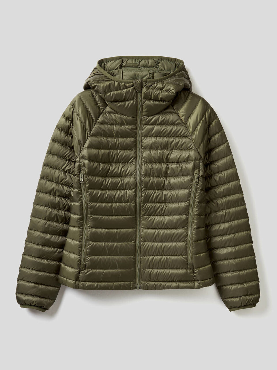 Puffer jacket with hood image number null