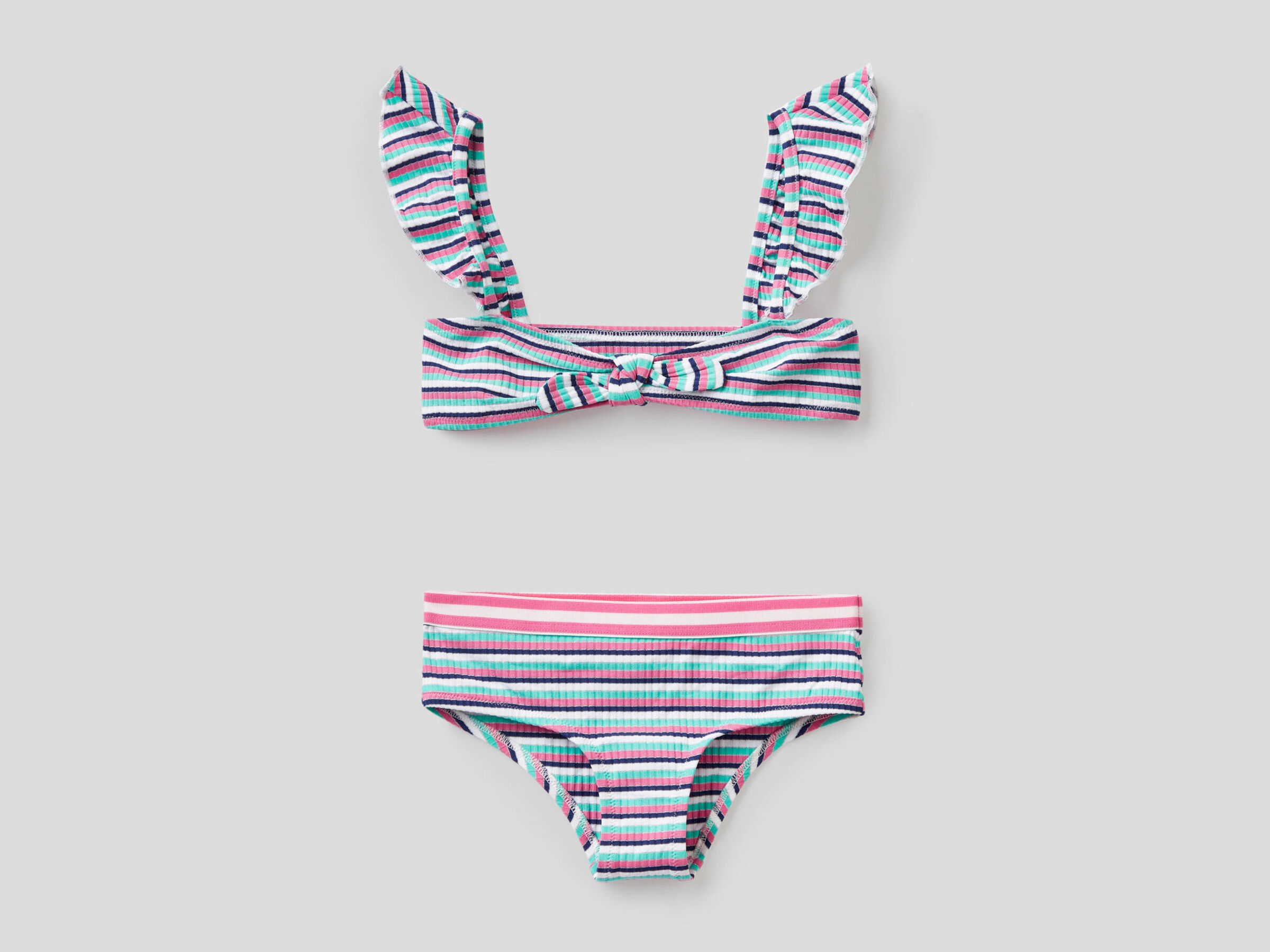 Striped bikini image number null