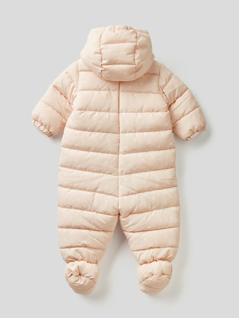 Padded jumpsuit with micro print image number 2