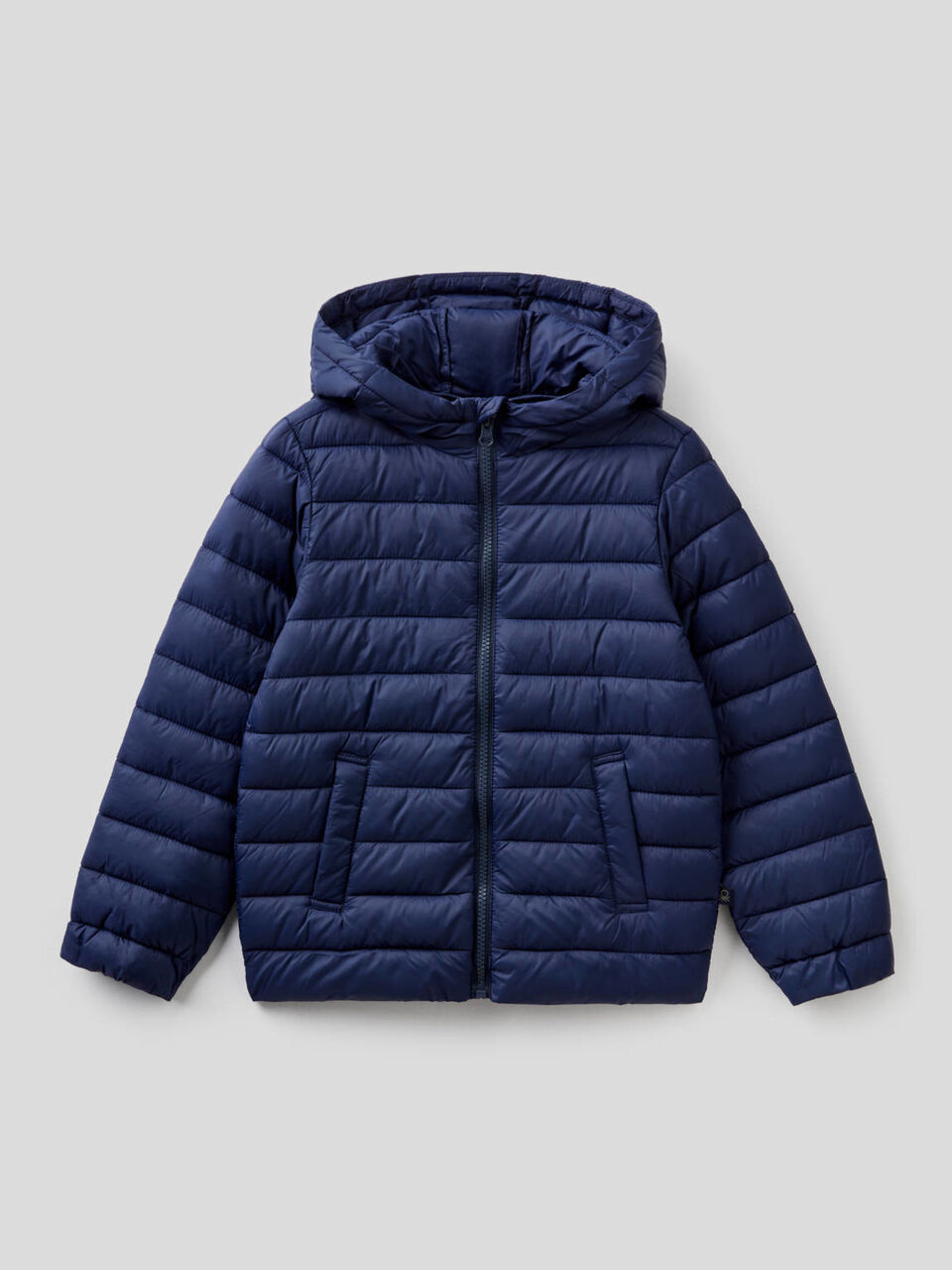 Jacket with hood in technical fabric image number null