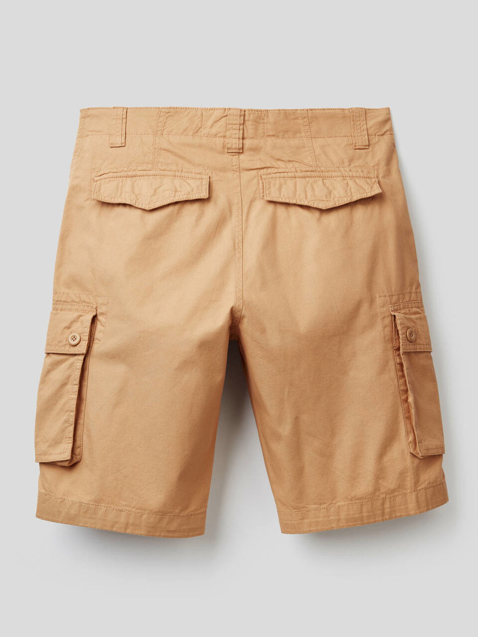 Cargo bermudas in pure cotton image number null